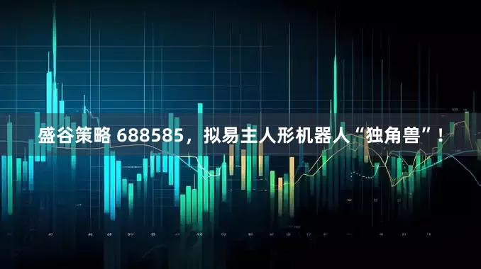 盛谷策略 688585，拟易主人形机器人“独角兽”！