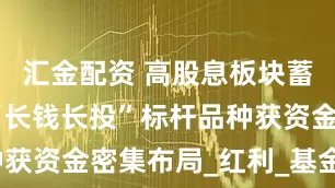 汇金配资 高股息板块蓄势调整！“长钱长投”标杆品种获资金密集布局_红利_基金_规模