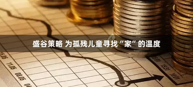 盛谷策略 为孤残儿童寻找“家”的温度