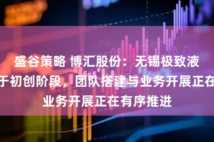 盛谷策略 博汇股份：无锡极致液冷科技处于初创阶段，团队搭建与业务开展正在有序推进