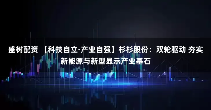 盛树配资 【科技自立·产业自强】杉杉股份：双轮驱动 夯实新能源与新型显示产业基石