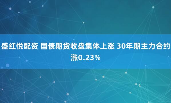 盛红悦配资 国债期货收盘集体上涨 30年期主力合约涨0.23%